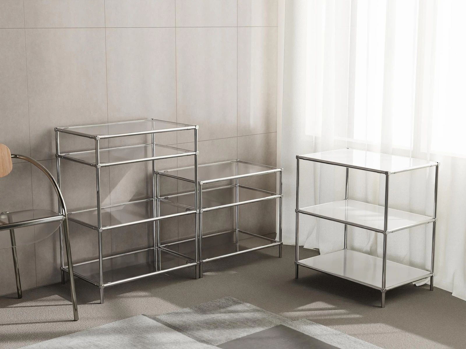Chrome-Frame Utility Shelf image 1